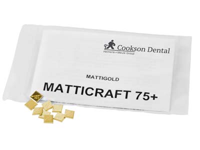 Matticraft 75 Casting Pieces, 5mm X 5mm, In 1gm Pieces