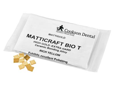 Matticraft Bio T Casting Piece, 7mm X 7mm, 1gm Pieces - Standard Image - 1