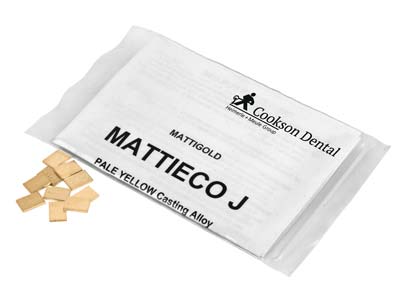 Mattieco J Stamped Pieces, 7mm X   10mm, In 1gm Pieces - Standard Image - 1