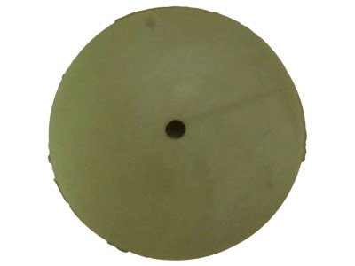 Knife Edge Rubber Wheel- Green     Extra Fine