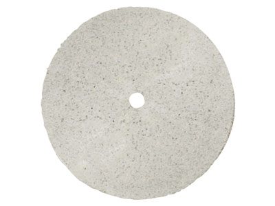 Knife Edge Rubber Wheel- White     Extra Coarse