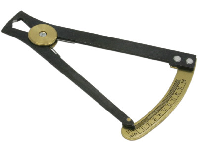 Small Dixieme Gauge 10mm Brass And Black 10mm Gauge - Standard Image - 1