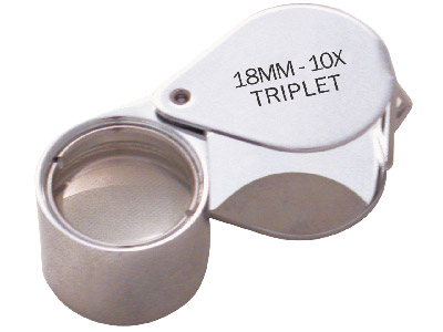 Loupe Chrome In Case X10           Magnification - Standard Image - 1