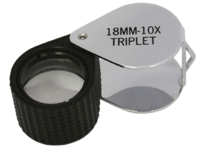 Loupe Rubber In Case X10           Magnification