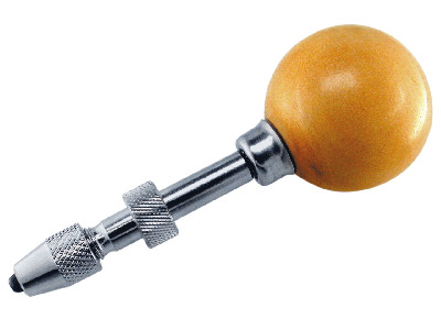 Swivel Pin Vice With Wooden Handle 1 Single Collets 1.0-2.3mm **not   Double Ended *** - Standard Image - 1