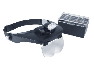 Led Headband Magnifier - Standard Image - 1