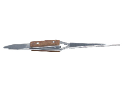 Reverse Action Straight Tweezers   Insulated - Standard Image - 1