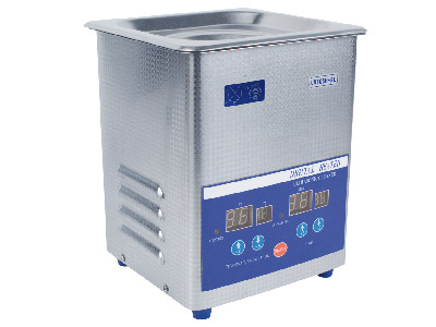 Ultrasonic 2 Litre Heated With      Digital Timer, Temperature Control, Basket And Lid - Standard Image - 1