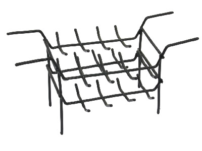 Plastic Double Rack For Ultrasonic Cleaner - Standard Image - 1