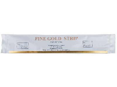 Fine Gold Strip 300mm X 5.0mm X    1.0mm - Standard Image - 1