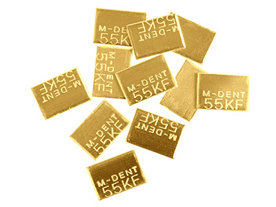Mattident 55kf Stamped Pieces, 7mm X 10mm, In 1gm Pieces - Standard Image - 3