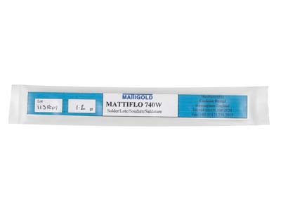 Mattiflo 740w White Solder Rods,   150mm Length Rods - Standard Image - 1