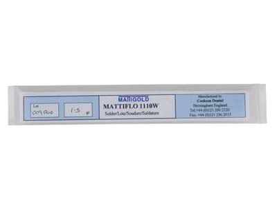 Mattiflo 1110w White Solder Rods,  150mm Length Rods - Standard Image - 1