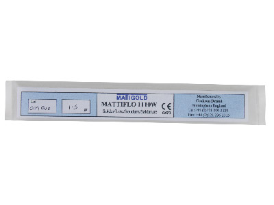 Mattiflo 1110w White Solder Rods,  150mm Length Rods - Standard Image - 2