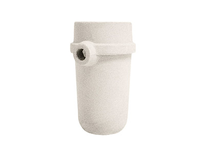 Std. White Medium Spout Crucible   Linn - Standard Image - 1