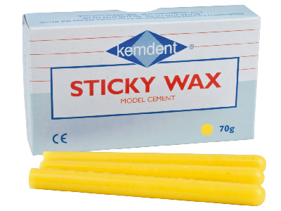 Kemdent Sticky Wax Yellow
